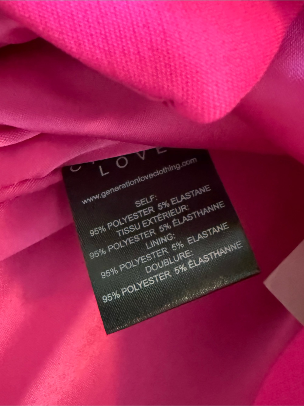 NWT Generation Love MAGENTA GISELLE BOW BUSTIER TOP size 2 - Picture 9 of 10